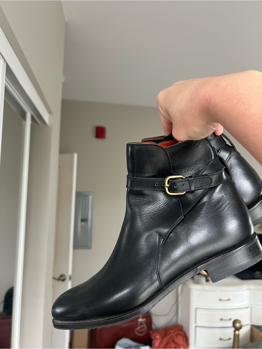 CARMINA JODHPUR 1119 MADISON Black Leather Boot